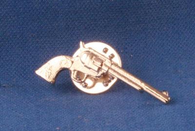 GENUINE COLT NICKEL PLATED SAA TIE TACK