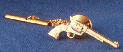 GENUINE COLT GOLD PLATED SAA TIE TACK