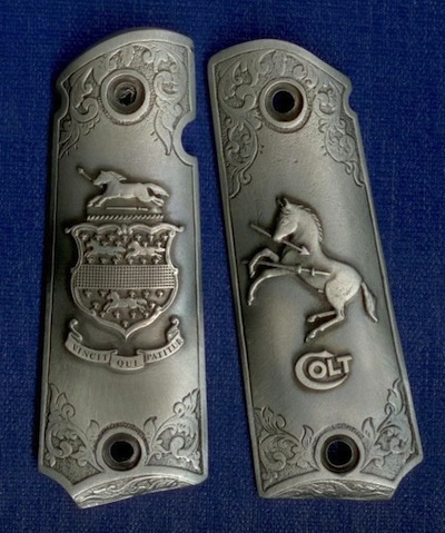 COLT CREST PEWTER 1911 GRIPS