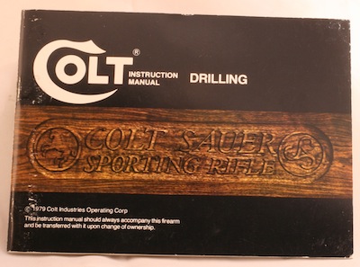 COLT DRILLING INSTRUCTION MANUAL