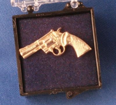 GENUINE COLT GOLD PLATED PYTHON TIE TACK