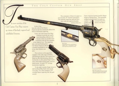 COLT CUSTOM SHOP BROCHURE 3