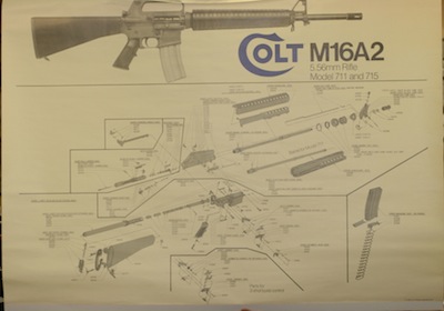 COLT M-16A2 PROMOTIONAL POSTER